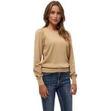 Peppercorn Tana gebreide trui met ronde hals en lange mouwen | bruine truien voor dames VK | lente dames truien | maat XS