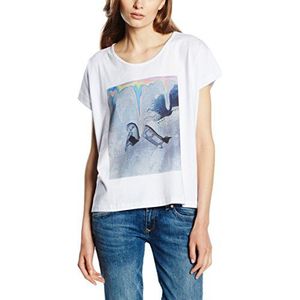 Cross Jeans 55061 – T-shirt – ronde hals – korte mouwen – dames - - 38