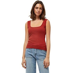 DESIRES Dames Dareen GOTS Top Cami Shirt, Burnt Red, S
