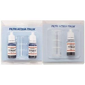 Waterfilter Italië waterfilter Italië Titrant 3 Kit analysekit waterhardheid (Franse kwaliteit) - unieke reagens-hardheidstester
