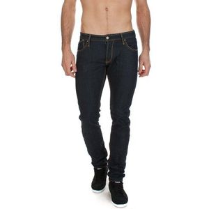 Japan Rags JH711BASWASH Jeans - Slim - Heren, Blauw, 34W / 32L
