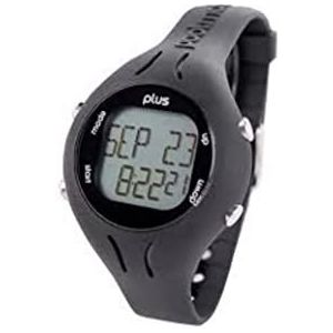 Swimovate PoolMatePlus Unisex digitaal horloge met zwarte wijzerplaat digitaal display en zwarte PU riem 0702949876080