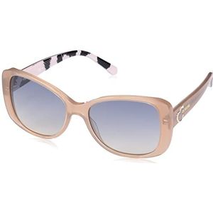 MOSCHINO LOVE MOL054/S bril, beige patroon nude, 56 voor dames, Beige patroon Nude