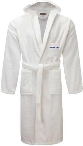 Givova badjas, wit, maat L.