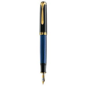 Pelikan luxe Souveran M800 vulpen - zwart/blauw