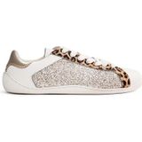 Gioseppo - Leelanau - Barefoot Schoenen - Glitterleren - Dierenprint - Metallic Afwerking