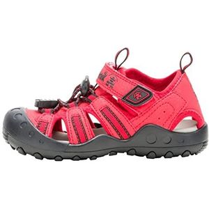 Kamik Unisex Crab Platte sandalen voor kinderen, rood, 30 EU