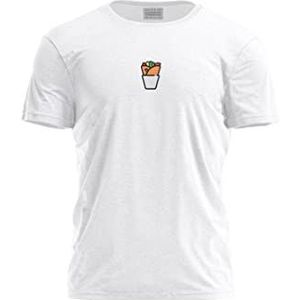 Bona Basics Heren T-shirt, wit, L