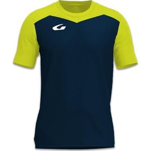 Gems JN11-0426 Bayern Heren Lange Shirt Blauw/Neon Geel Maat L