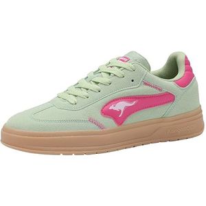 KangaROOS Dames K-GW Heaven sneakers, sprucestone/Daisy Pink, 36 EU, Sprucestone Daisy Pink, 36 EU