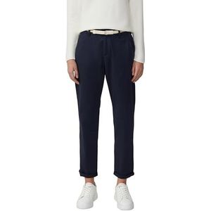 Chino Broek - Navy - Met Riem - Normale Taillehoogte
