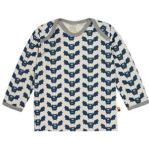 loud + proud Uniseks kindershirt met lange mouwen, GOTS-gecertificeerd, made in Germany shirt, Ultramarijn, 62/68 cm