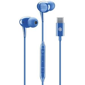 Music Sound 8018080479601 Headset Bedraad In-ear Oproepen/muziek USB Type-C Blauw