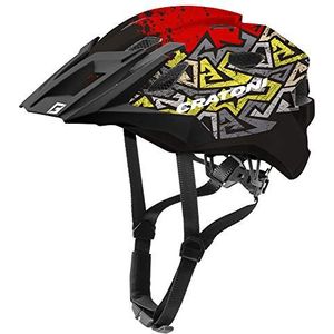 Cratoni Helmets Unisex - Volwassenen Allride Fietshelm, wild rood, uni (53-59 cm)