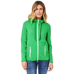 CECIL Dames B253410 Athleisure Sweatjack, Radiant Green, S, Radiant Groen, S