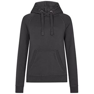 HRM Kinder Premium Raglan Hoodie, Donkergrijs, Maat 128 I Fair Trade Hoodie Kinderen met Kap, 320 g/m² I Gemaakt van 70% Katoen & 30% Gerecycled Polyester