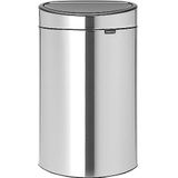 Brabantia Touch Bin Prullenbak - 10+23 liter - Afvalscheiding - Matt Steel