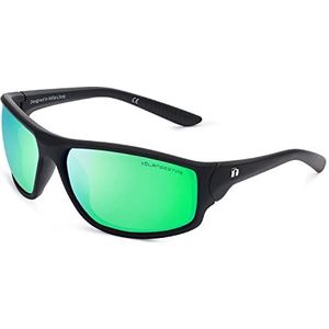 Clandestine Curve Matte Black Green N - Nylon HD zonnebril voor heren en dames
