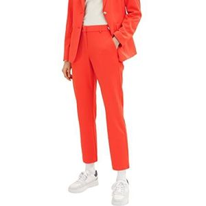 TOM TAILOR Dames mia slim broek 1035887, 15612 - Fever Red, 44W / 28L