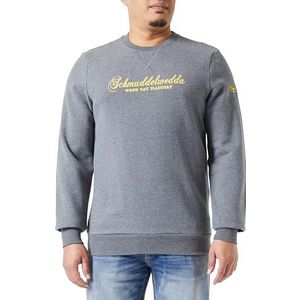 boundry Heren sweattrui 36613763-BO02, grijs melange, M, grijs melange, M