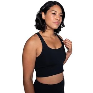 Girlfriend Collective Paloma Sports Bra, Medium impact Classic Women’s Sports Bra, Racerback, Without padding and underwire, for Fitness, Running, Yoga, Pilates, Wellness, Training, Sizes XXS-6XL
