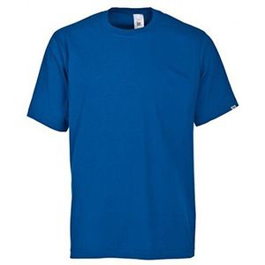 BP 1221-170-13-3XL uniseks T-shirt, 1/2 mouwen, ronde hals, lengte 70 cm, 160,00 g/m² puur katoen, koningsblauw, 3XL