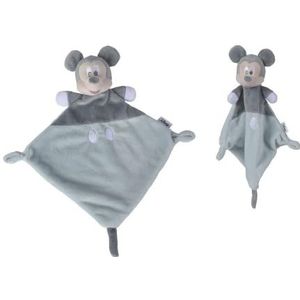 Disney - Mickey Doudou pluche deken, 30 cm, van 100% gerecyclede materialen, officieel Disneygelicentieerd product, geschikt voor alle leeftijden, 6315870330