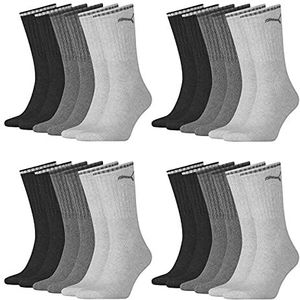 PUMA Uniseks sokken, antraciet/grijs, 47/49 cm