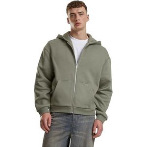 Urban Classics - Fluffy Full Zip Sweatshirt - Heren - Met Capuchon