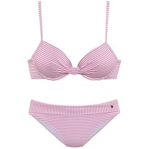 s.Oliver Beugelbikini roze-wit, roze-wit gestreept, 36/D