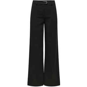 ONLY Onlliette Hw STR Stretch Pant PNT kostuumbroek voor dames, zwart, (L) W x 32L