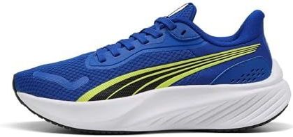 PUMA Pounce LITE JR Sneaker, levendig blauw-citroen Sherbert wit, 3 UK, Vivid Blue Lemon Sherbert PUMA Wit, 35.5 EU