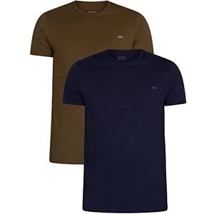 DIESEL Umtee-Randal-Tube-twopack T-shirt voor heren, 2 stuks