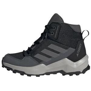 adidas Terrex Ax4R Mid Hiking Shoes, niet-voetbalschoenen, Core Black/Grey Four/Grey Six, 33 EU, meerkleurig (Core Black Grey Vier Grey Six), 33 EU