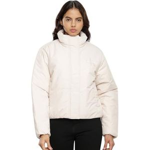 Calvin Klein Jeans Korte lichtgewicht gewatteerde jas voor dames, Putty Beige, XS