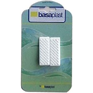 Basaplast BAS073 deurstopper, PVC, wit, 2 stuks