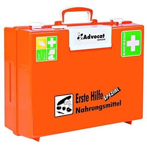 Söhngen EHBO-koffer Voedsel Advocat MT-CD (verbandkoffer met vulling, incl. wandhouder + uitneembare pleisterdispenser, slagvast kunststof, noodgevall)
