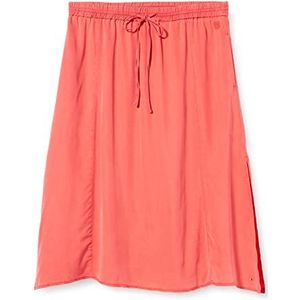 Tommy Hilfiger Tencel GMD Midi rok voor dames, Crystal Coral, 46