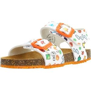 Garvalín 222662-B, sandalen, wit en meerkleurig (mat en bedrukt), 29 EU