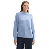 Trui - Knitwear - Effen - Opstaande Kraag - Lange Mouw