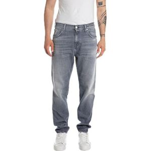 Replay Sandot Original Collection Relaxed Tapered Fit Jeans voor heren, 096, medium grijs, 32W x 32L