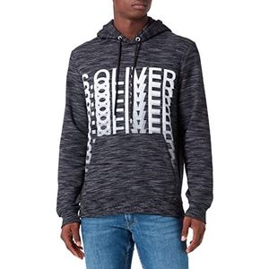 s.Oliver Heren 10.3.11.14.140.2125709 Sweatshirts met lange mouwen, zwart, M, zwart, M