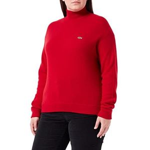 Lacoste AF9542 trui, rood, normale lengte voor dames