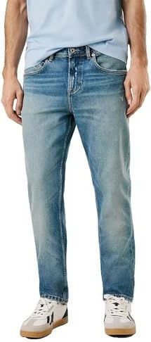 Jeans - Grijs - Katoen/Elastaan - Rechte Pijpen