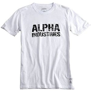 Alpha Industries Camo Print T voor heren White L