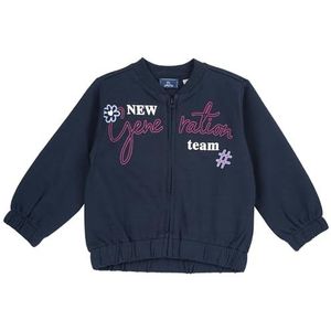 Chicco, Meisjes-sweatjack, met ritssluiting, comfortabel en modieus, van zacht katoen, machinewasbaar, babykleding voor meisjeskleding