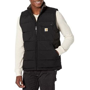 Carhartt Wintervest voor heren, loose fit, midweight, zwart, L