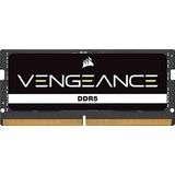 CORSAIR VENGEANCE DDR5 SODIMM 16GB (1x16GB) DDR5 5200MHz C44 Compatibel met Bijna elk Intel- en AMD-Systeem, Eenvoudige Installatie, Snellere Laadtijden, XMP 3.0 - Zwart (CMSX16GX5M1A5200C44)