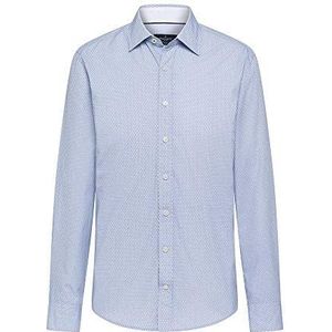Hackett London Businesshemd voor heren, tennis, racketprint, blauw (551 blue 551), 44