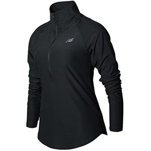 New Balance Sport Spacedye shirt met halve rits, Dames